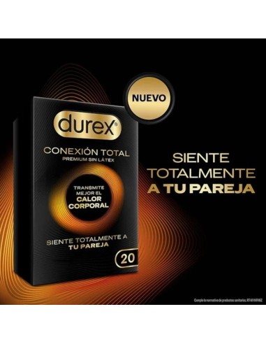 DUREX CONEXIAN TOTAL ULTRA FINO PLUS SIN LATEX 20 UNIDADES