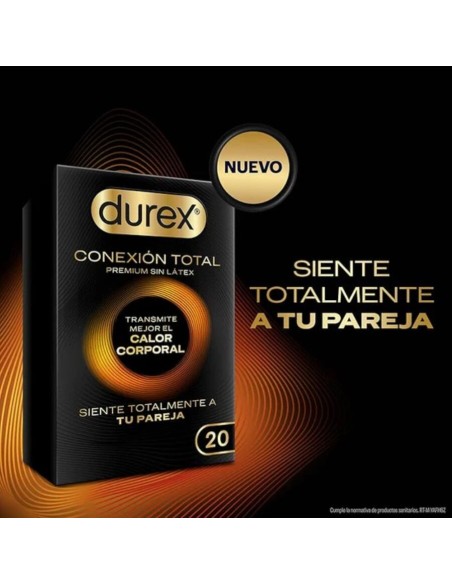 DUREX CONEXIAN TOTAL ULTRA FINO PLUS SIN LATEX 20 UNIDADES
