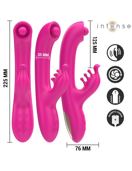 INTENSE CHRISTINA VIBRADOR MULTIFUNCIAN RABBIT 225 CM ROSA INTENSE CHRISTINA VIBRADOR MULTIFUNCIAN RABBIT 225 CM ROSA