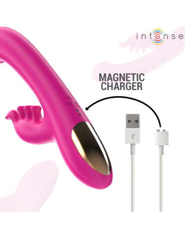 INTENSE CHRISTINA VIBRADOR MULTIFUNCIAN RABBIT 225 CM ROSA