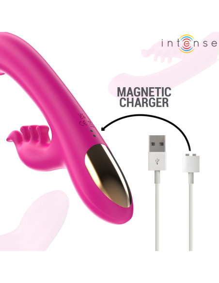 INTENSE CHRISTINA VIBRADOR MULTIFUNCIAN RABBIT 225 CM ROSA