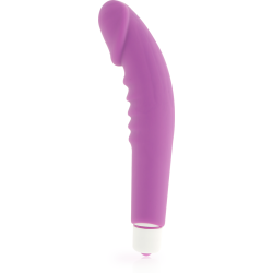 DOLCE VITA REALISTIC PLEASURE VIBRADOR SILICONA LILA 2