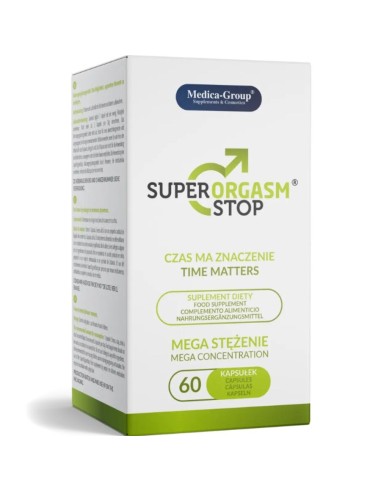 MEDICA GROUP SUPER ORGASM STOP RETARDANTE PARA HOMBRE 60 CAPSULAS