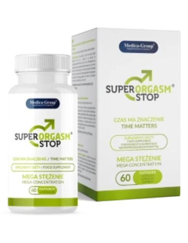 MEDICA GROUP SUPER ORGASM STOP RETARDANTE PARA HOMBRE 60 CAPSULAS