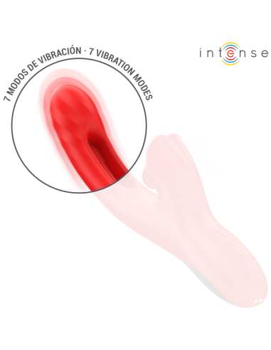 INTENSE JESSICA VIBRADOR MULTIFUNCIAN ESTIMULACIAN CLATORIS 248 CM ROJO