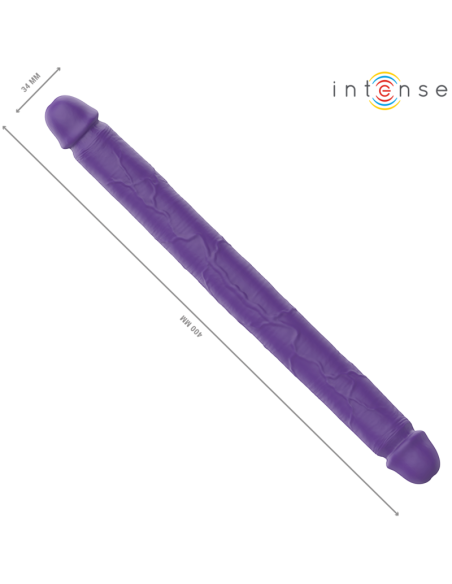 INTENSE GUNTER DILDO DOBLE VIBRADOR 40 CM MORADO CONTROL REMOTO INTENSE GUNTER DILDO DOBLE VIBRADOR 40 CM MORADO CONTROL REMOTO