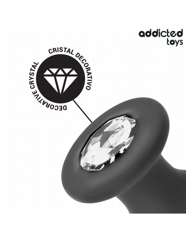 ADDICTED TOYS PLUG ANAL CON JOYA SILICONA TALLA M 104 CM
