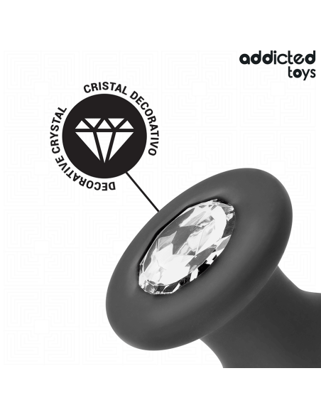 ADDICTED TOYS PLUG ANAL CON JOYA SILICONA TALLA M 104 CM