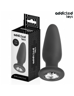 ADDICTED TOYS PLUG ANAL CON JOYA SILICONA TALLA L 126 CM