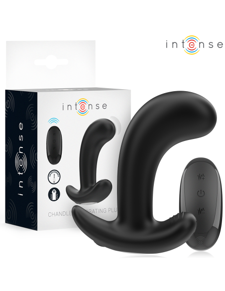 INTENSE CHANDLER PLUG ANAL 10 VIBRACIONES NEGRO CONTROL REMOTO
