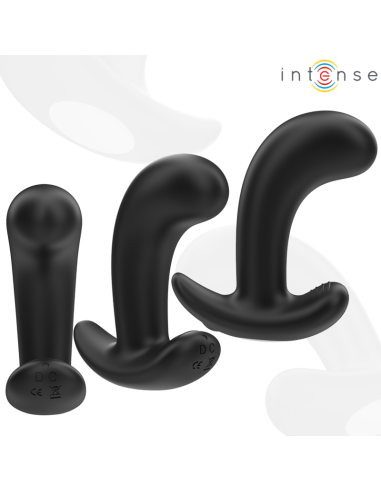INTENSE CHANDLER PLUG ANAL 10 VIBRACIONES NEGRO CONTROL REMOTO