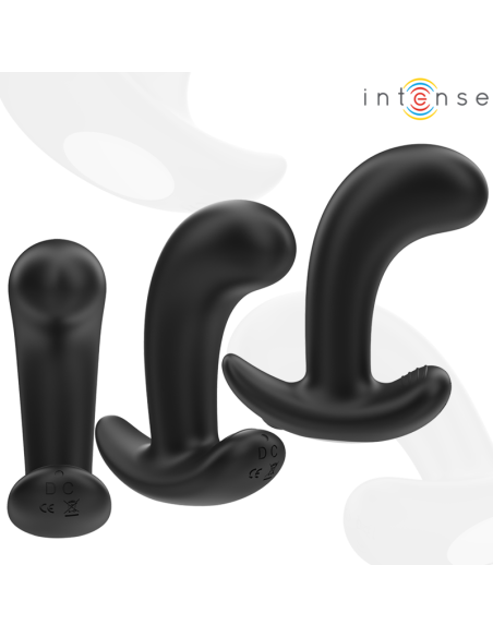 INTENSE CHANDLER PLUG ANAL 10 VIBRACIONES NEGRO CONTROL REMOTO