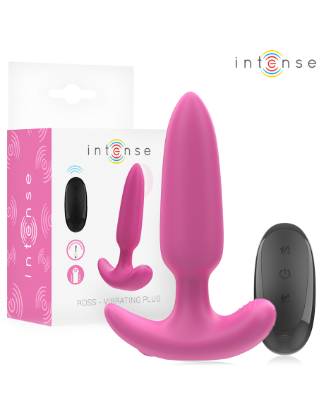 INTENSE ROSS PLUG ANAL 10 VIBRACIONES ROSA CONTROL REMOTO INTENSE ROSS PLUG ANAL 10 VIBRACIONES ROSA CONTROL REMOTO