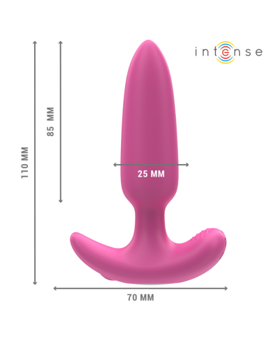 INTENSE ROSS PLUG ANAL 10 VIBRACIONES ROSA CONTROL REMOTO