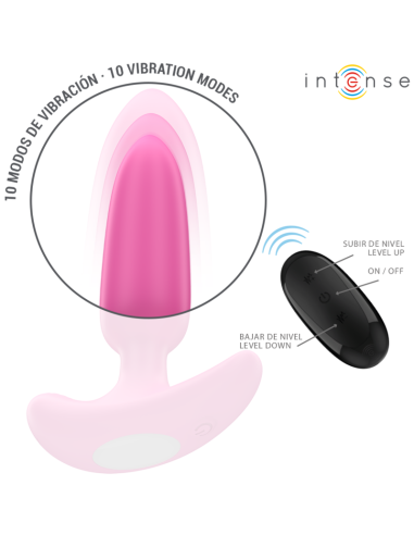 INTENSE ROSS PLUG ANAL 10 VIBRACIONES ROSA CONTROL REMOTO