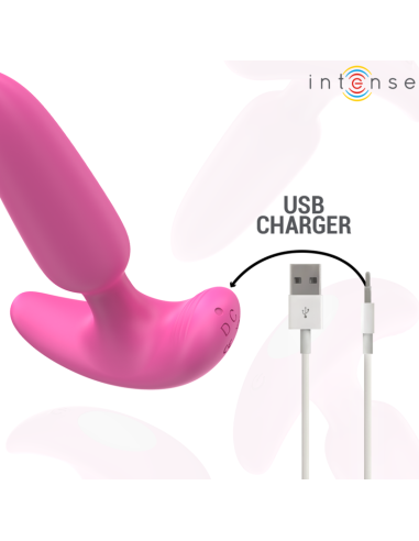 INTENSE ROSS PLUG ANAL 10 VIBRACIONES ROSA CONTROL REMOTO