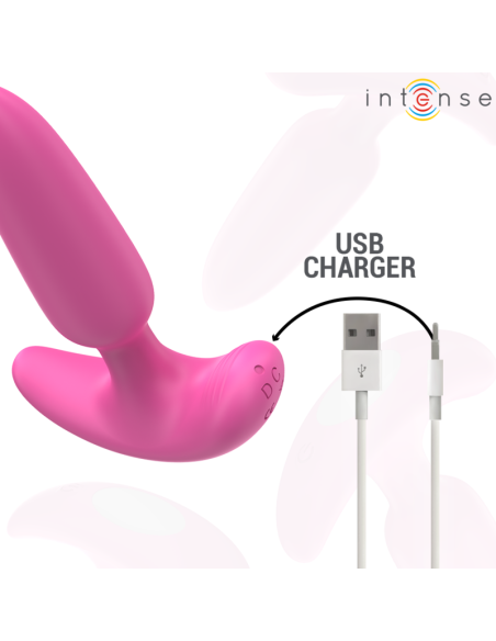 INTENSE ROSS PLUG ANAL 10 VIBRACIONES ROSA CONTROL REMOTO