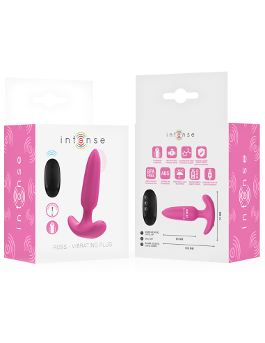 INTENSE ROSS PLUG ANAL 10 VIBRACIONES ROSA CONTROL REMOTO