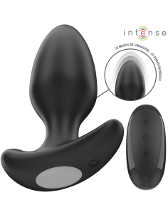 INTENSE JOEY PLUG ANAL 10 VIBRACIONES NEGRO CONTROL REMOTO 2