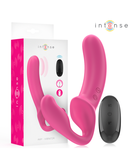 INTENSE AMY VIBRADOR DOBLE 20 CM ROSA CONTROL REMOTO INTENSE AMY VIBRADOR DOBLE 20 CM ROSA CONTROL REMOTO