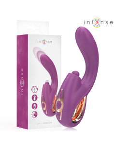 INTENSE LALI VIBRADOR PUNTO G MULTIFUNCIAN ESTIMULACIAN EMPUJE VIBRACIAN MORADO