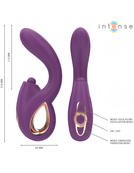 INTENSE LALI VIBRADOR PUNTO G MULTIFUNCIAN ESTIMULACIAN EMPUJE VIBRACIAN MORADO INTENSE LALI VIBRADOR PUNTO G MULTIFUNCIAN ESTIMULACIAN EMPUJE VIBRACIAN MORADO
