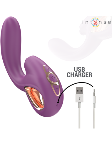 INTENSE LALI VIBRADOR PUNTO G MULTIFUNCIAN ESTIMULACIAN EMPUJE VIBRACIAN MORADO