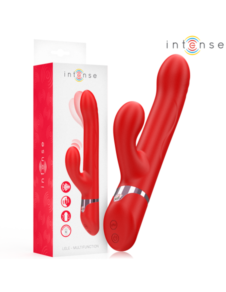 INTENSE LELE VIBRADOR MULTIFUNCIAN ROTATORIO OSCILACIAN ESTIMULACIAN ROJO INTENSE LELE VIBRADOR MULTIFUNCIAN ROTATORIO OSCILACIAN ESTIMULACIAN ROJO