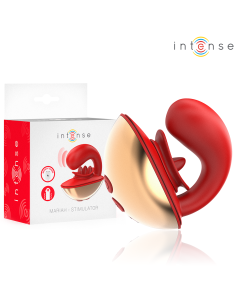 INTENSE MARIAH VIBRADOR ESTIMULADOR EN FORMA DE U 10 VIBRACIONES ROJO