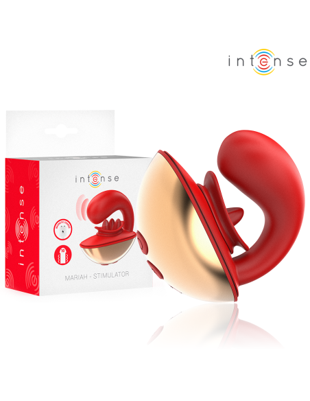 INTENSE MARIAH VIBRADOR ESTIMULADOR EN FORMA DE U 10 VIBRACIONES ROJO INTENSE MARIAH VIBRADOR ESTIMULADOR EN FORMA DE U 10 VIBRACIONES ROJO