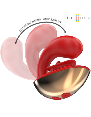 INTENSE MARIAH VIBRADOR ESTIMULADOR EN FORMA DE U 10 VIBRACIONES ROJO