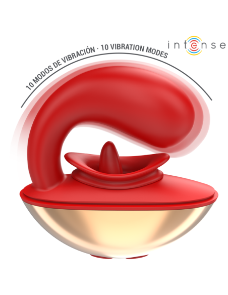 INTENSE MARIAH VIBRADOR ESTIMULADOR EN FORMA DE U 10 VIBRACIONES ROJO INTENSE MARIAH VIBRADOR ESTIMULADOR EN FORMA DE U 10 VIBRACIONES ROJO