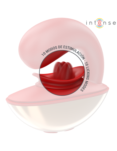 INTENSE MARIAH VIBRADOR ESTIMULADOR EN FORMA DE U 10 VIBRACIONES ROJO