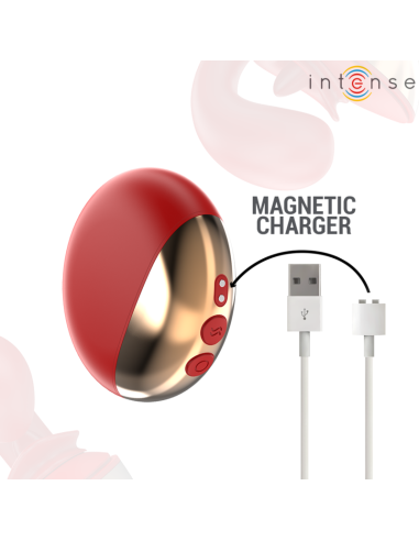 INTENSE MARIAH VIBRADOR ESTIMULADOR EN FORMA DE U 10 VIBRACIONES ROJO