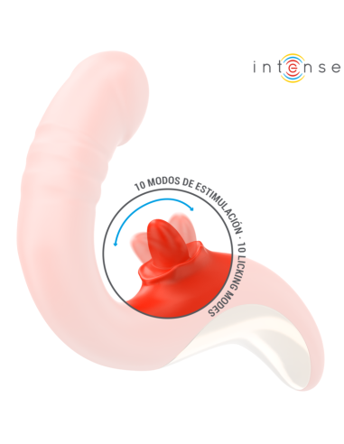 INTENSE PAULINA VIBRADOR ESTIMULADOR EN FORMA DE U ROJO