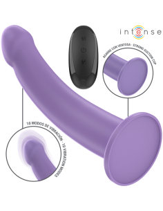 INTENSE EDDIE VIBRADOR 175 CM 10 VIBRACIONES MORADO CONTROL REMOTO 2