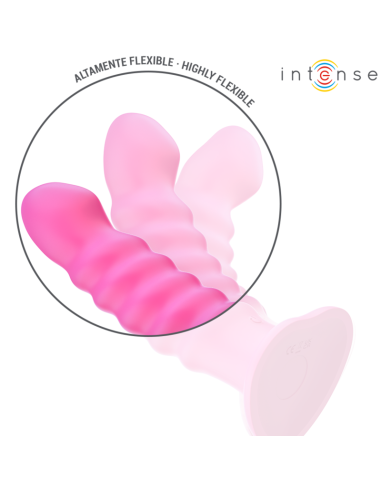 INTENSE CINDY VIBRADOR TALLA L DISEAO EN ESPIRAL 10 VIBRACIONES ROSA CONTROL REMOTO