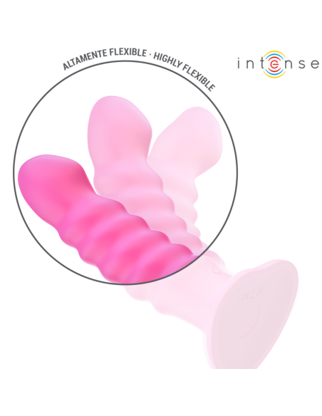 INTENSE CINDY VIBRADOR TALLA L DISEAO EN ESPIRAL 10 VIBRACIONES ROSA CONTROL REMOTO
