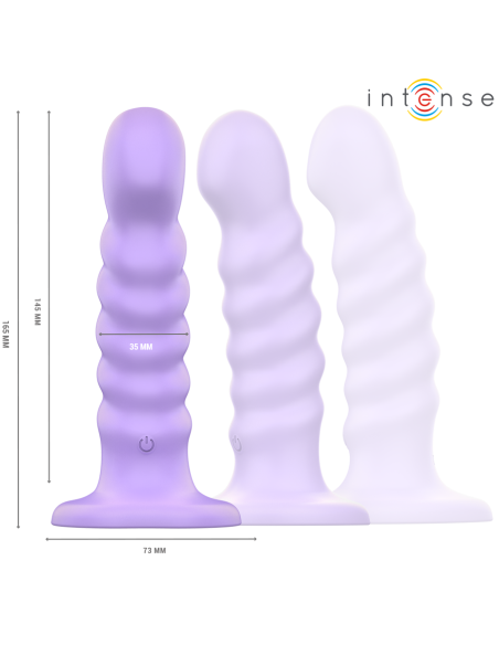 INTENSE BRENDA VIBRADOR TALLA M DISEAO EN ESPIRAL 10 VIBRACIONES MORADO CONTROL REMOTO INTENSE BRENDA VIBRADOR TALLA M DISEAO EN ESPIRAL 10 VIBRACIONES MORADO CONTROL REMOTO