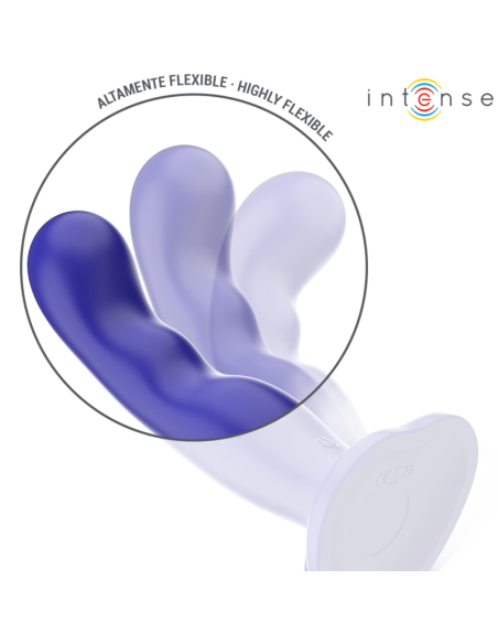 INTENSE SHORTY VIBRADOR CON VENTOSA AZUL CONTROL REMOTO