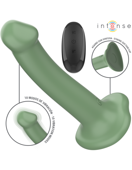 INTENSE BECCA VIBRADOR CON VENTOSA 10 VIBRACIONES VERDE CONTROL REMOTO INTENSE BECCA VIBRADOR CON VENTOSA 10 VIBRACIONES VERDE CONTROL REMOTO
