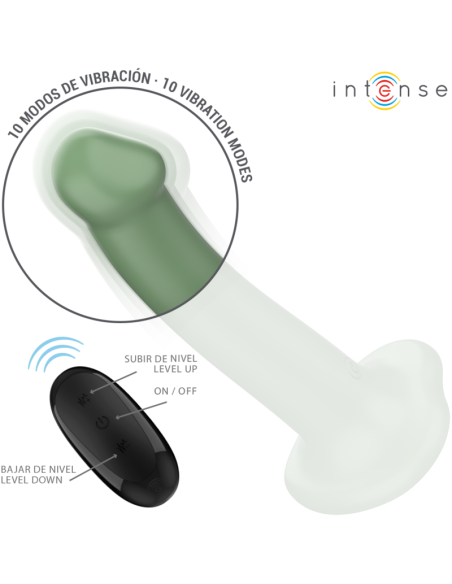 INTENSE BECCA VIBRADOR CON VENTOSA 10 VIBRACIONES VERDE CONTROL REMOTO INTENSE BECCA VIBRADOR CON VENTOSA 10 VIBRACIONES VERDE CONTROL REMOTO
