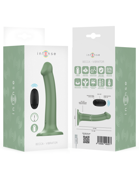INTENSE BECCA VIBRADOR CON VENTOSA 10 VIBRACIONES VERDE CONTROL REMOTO INTENSE BECCA VIBRADOR CON VENTOSA 10 VIBRACIONES VERDE CONTROL REMOTO
