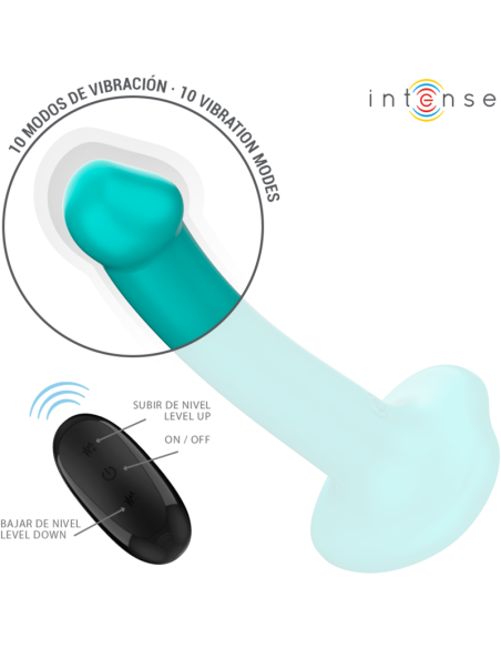 INTENSE KATIE VIBRADOR CON VENTOSA 10 VIBRACIONES AZUL OSCURO CONTROL REMOTO INTENSE KATIE VIBRADOR CON VENTOSA 10 VIBRACIONES AZUL OSCURO CONTROL REMOTO