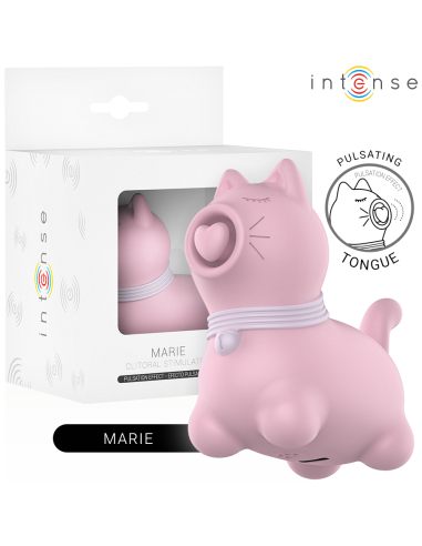 INTENSE ESTIMULADOR PUPP LENGUA PULSACIAN PARA CLATORIS ROSA