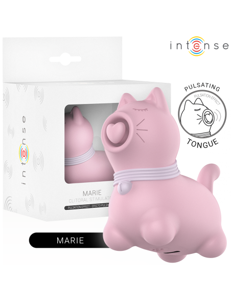 INTENSE ESTIMULADOR PUPP LENGUA PULSACIAN PARA CLATORIS ROSA