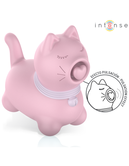 INTENSE ESTIMULADOR PUPP LENGUA PULSACIAN PARA CLATORIS ROSA