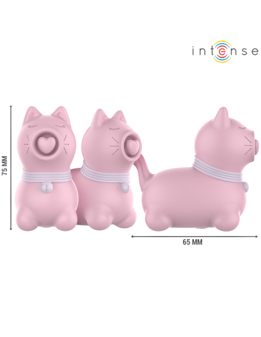 INTENSE ESTIMULADOR PUPP LENGUA PULSACIAN PARA CLATORIS ROSA