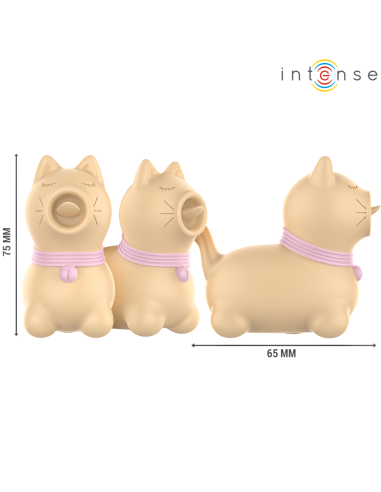 INTENSE ESTIMULADOR PUPPY LENGUA ROTADORA 360Aº PARA CLATORIS AMARILLO