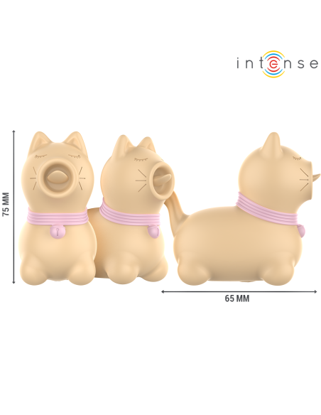 INTENSE ESTIMULADOR PUPPY LENGUA ROTADORA 360Aº PARA CLATORIS AMARILLO